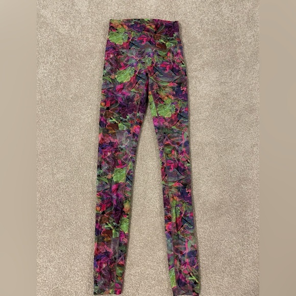 💜NWOT💜Wunder Train High-Rise Tight 31" in Vivid Floral Multitone - Picture 5 of 7
